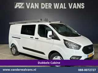 Ford Transit Custom 2.0 TDCI 130pk L2H1 Dubbele Cabine Euro6 inrichting | Airco | 5-Zits | Imperiaal