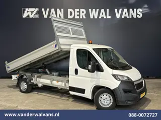 Peugeot Boxer 2.2 BlueHDi 140pk Kipper Open Laadbak Euro6 Bijrijdersbank Bluetooth telefoonvoorberei