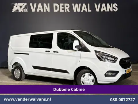 Ford Transit Custom 2.0 TDCI 131pk L2H1 Dubbele Cabine Euro6 Airco | 6-Zits | Camera | Apple Carplay
