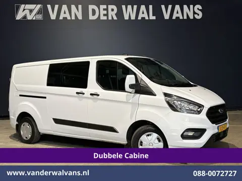 Ford Transit Custom 2.0 TDCI L2H1 Dubbele Cabine Inrichting Euro6 Airco | 6-Zits | Camera | LED | Ap