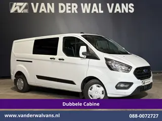 Ford Transit Custom 2.0 TDCI 130pk L2H1 Dubbele Cabine Euro6 Airco | 6-Zits | Camera | Apple Carplay