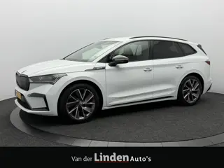 Škoda Enyaq iV 60 Sportline SOH 94,2% | Trekhaak | Matrix Led | Leer | Stoel/Stuurverwarming | Camer