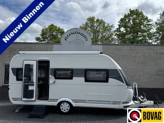 Hobby On Tour 460 DL UL met enkele bedden **Mover/Cassetteluifel/Fietsendrager/1e eigenaar/Zeer nett