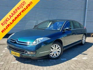 Citroen C6 2.2 HdiF 160pk, climate control,electrische voorstoel,cruisecontrol,leder int,parkeersens