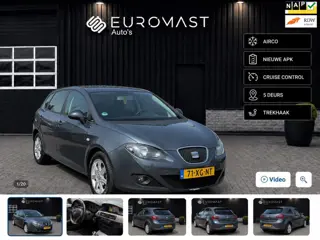 Seat Leon 1.6 Stylance Airco Cruise Trekhaak 5D Nieuwe Apk