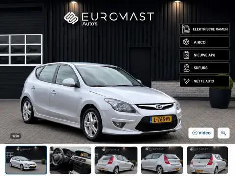 Hyundai I30 1.4i i-Drive Airco Elektrische Ramen 5d Nieuwe Apk