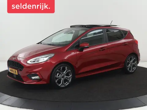 Ford Fiesta 1.0 EcoBoost ST-Line | 1e eigenaar | Panoramadak |  Carplay | Climate control | Parkeerh