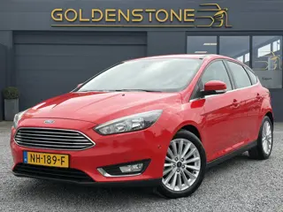 Ford Focus 1.0 Titanium Navi,125pk,Trekhaak,Dealer Onderhouden,Pdc V+A,6 Bak,N.A.P,Clima,Cruise,Apk 