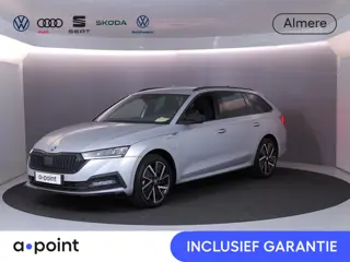Skoda Octavia Combi 1.4 TSI iV PHEV Sportline Business 204 pk Automaat (DSG) | SOH 96% |  Verlengde 
