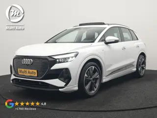 Audi Q4 e-tron 45 Quattro S edition 77 kWh 265pk Dealer O.H. | Panodak  | 20"L.M. | Sportstoelen Ver