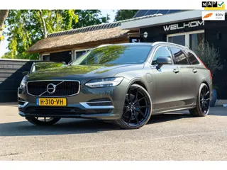 Volvo V90 2.0 T8 AWD Inscription I 91% I Btw I Luxe Leder I Trekhaak I Pine Grey