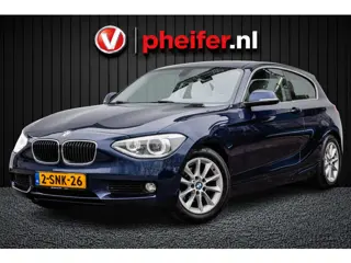 BMW 1-serie 116i 136pk Upgrade Edition Lederen int./ Stoelverwarming/ Full map navigatie/ Bi-Xenon/ 