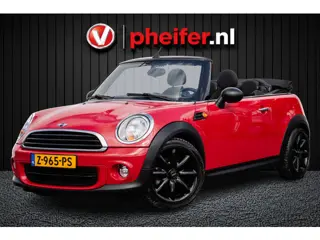 MINI Cabrio 1.6 One Pepper Half lederen int./ Cruise control/ Windscherm/ Lmv/ Climate control