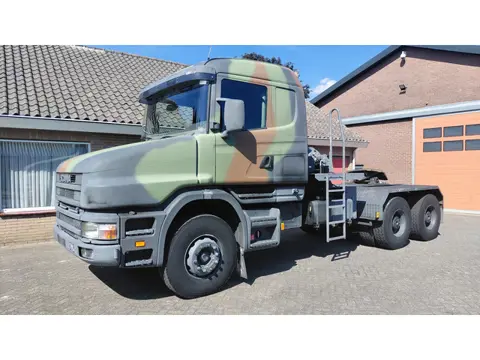 Scania T144.530 V8 Torpedo Ex army only 80.000km (bj 2000)