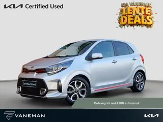 Kia Picanto 1.0 DPi GT-Line | Camera | Navi | Leder | Key-Less | 15” Velgen | Clima | PDC | Cruise |