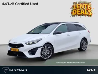 Kia Ceed Sportswagon 1.5 T-GDi GT-PlusLine Automaat | Trekhaak | Hulpveren | Stoelverwarming | JBL |