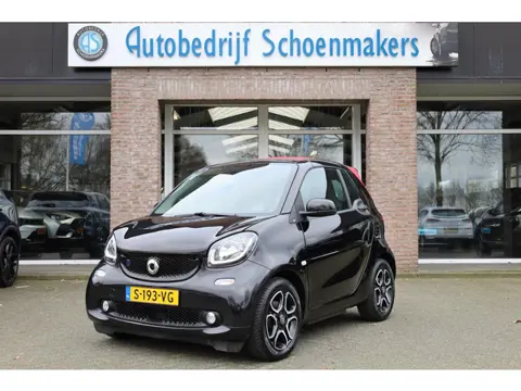 smart fortwo cabrio EQ prime 18 kWh SOH 94%!! VEGAN-LEER CARPLAY STOELVERW. NAVI AIRCO CLIMA CRUISE 