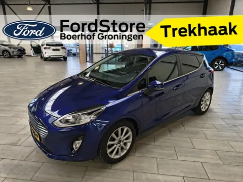 Ford Fiesta EcoBoost 100 pk Titanium | Trekhaak | Camera | Adapt. cruise | B&O | 4 seiz. banden | 10