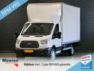 Ford Transit 350 2.0 TDCI 130PK Bakwagen | DHOLLANDIA Laadklep | zijdeur | Unieke KM stand |