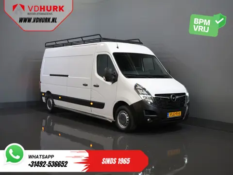 Opel Movano 2.3 Turbo 136PK L3H2 Camera/ Climate/ Cruise/ PDC/ Trekhaak / 2,5T trekgew./ Imperiaal+t