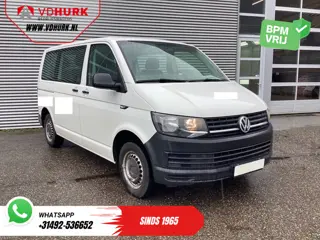 Volkswagen Transporter 2.0 TDI EURO6 EXPORT €15.057,- Incl. BTW/ BPM VRIJ! Combi/ Kombi/ 9 Pers./ 9 