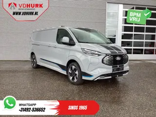 Ford E-Transit Custom Sport L2 330km WLTP LED/ 2x Schuifdeur/ Adapt.Cruise/ Elek.Stoel/ Standkachel/