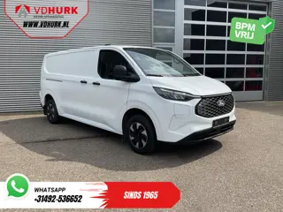 Ford E-Transit Custom L2 330 km WLTP LED/ Standkachel/ Stoelverw./ Snellader/ 2.3t Trekverm./ Carpla
