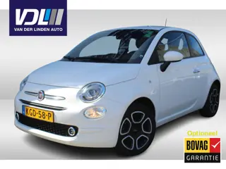 Fiat 500 1.0 Hybrid Apple carplay/ Android auto l 15" velgen l Airco l Cruise control