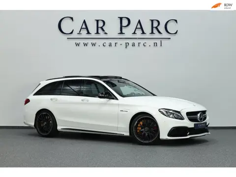 Mercedes-Benz C-klasse AMG 63 S 510+PK KERAMISCH/KUIPSTOELEN/SFEER/PANO/LEER+S.VERWARMING/19" LMV/36