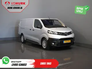 Toyota ProAce Worker 2.0 145 pk L3 2xSchuifdeur/ Adapt.Cruise/ Head Up/ Standkachel/ Stoelverw./ Car