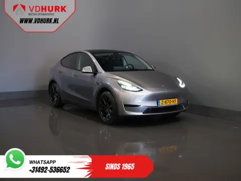 Tesla Model Y 455 Km WLTP (DEMO) Pano/ Memory/ Elek.klep/ Stoelverw./ Navi/ 360 Camera/ Climate/ 20”