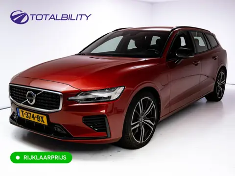 Volvo V60 2.0 T8 Twin Engine AWD R-Design | Stoel-, Stuur- & Achterbank verw. | Elec. trekhaak | 360