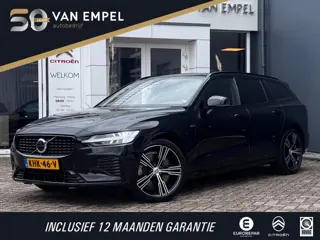 Volvo V60 2.0 T6 Plug-in hybrid AWD Ultimate Dark Long Range | Trekhaak | 100% SOH | Leder + Memory 