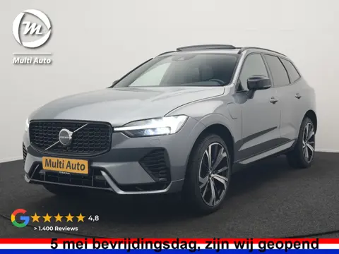 Volvo XC60 T6 AWD R-Design PHEV 350pk Dealer O.H. | Panodak | Adaptive Cruise | Camera | Lederen Spo