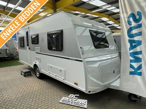 Knaus Sport 500 EU - ENKELE BEDDEN  1700 KG