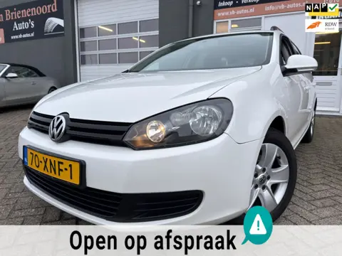 Volkswagen Golf Variant 1.2 TSI Trendline BlueMotion van 3de Eig in 6 bak en trekhaak en navigatie e