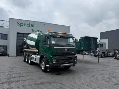 Volvo FMX 460 8x4 / Euro 6 / Automix AM9 Betonmixer + WAF FC Kipper (Wisselsysteem)