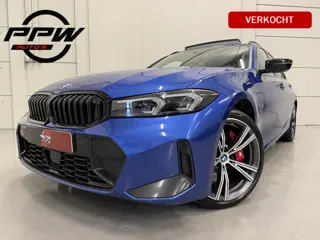 BMW 3 Serie Touring 330e M-Sport Facelift PANO/TREKHAAK/HEAD-UP/CURVED DISPLAY/ACC/MEMORY/SOH 95%/CA