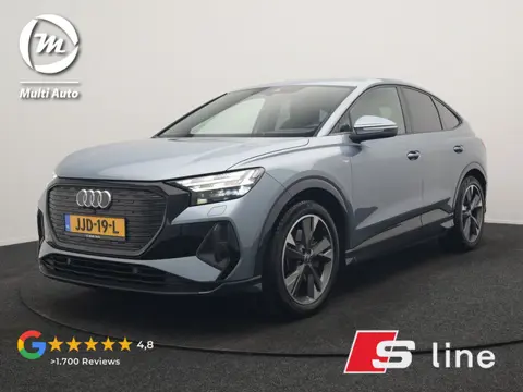Audi Q4 e-tron 40 S Line 77 kWh 204pk | Adaptive Cruise | Valcona Lederen Sportstoelen Verwarmd | 20