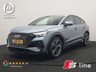 Audi Q4 e-tron Sportback 40 S Line 77 kWh 204pk | Adaptive Cruise | Valcona Lederen Sportstoelen Ver