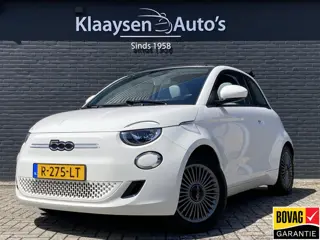 Fiat 500C Icon 42 kWh 119 pk | 1e eigenaar | navigatie | camera | stoelverwarming | apple carplay/an