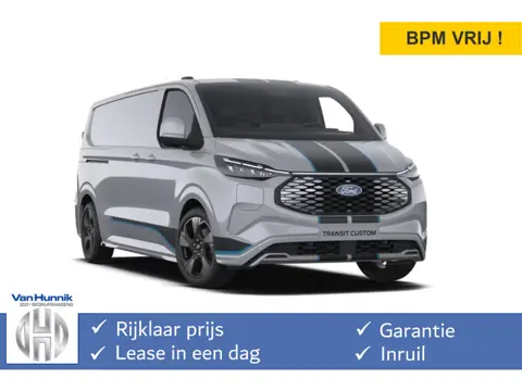 Ford Transit Custom 340L 218PK 71KWH Sport AUT Elektrisch Navi, ACC, 360° Cam B&O, 19" LM, 2x Schuif