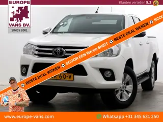 Toyota Hilux 2.4 D-4D-F 150pk E6 4WD 4x4 Double Cab Automaat 08-2019