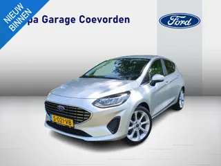 Ford Fiesta 1.0 EB 125PK Hybrid Titanium AUTOMAAT | WINTERPACK | CARPLAY NAVI | SENSOREN ACHTER |