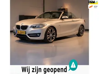 BMW 2-serie Cabrio 218i Executive-nette-dikke auto-trekhaak-volledig dealer onderhouden