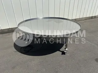 Staan draaitafel 200 cm roestvrij staal