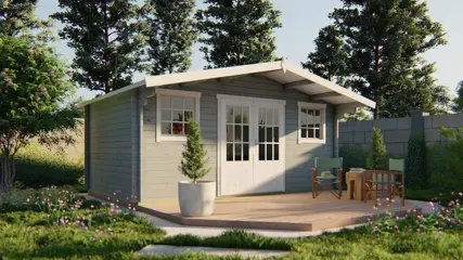 Blokhut - Tuinhuis Karen | 40 mm | onbehandeld