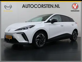 MG Mg4 electric Luxury Long Range 64kWh SOH 93% Warmtepomp Zwart Dak Trekhaak 360°Camera Navi Ecc Ad