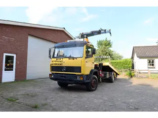Mercedes-Benz 1317 / Bergingswagen / Euro 101 Laadkraan / Plateau / Bril / Lier / Hydraulische Oprij