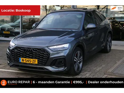 Audi Q5 Sportback 55 TFSI e S-LINE PANO-DAK LUCHTVERING!